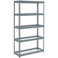 Global Industrial Extra Heavy Duty Shelving 48W x 12D x 84H With 5 Shelves, No Deck, Gray B2297196